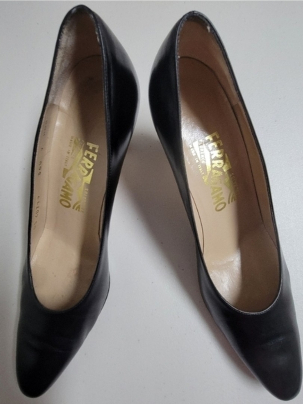 Salvatore Ferragamo Classic Leather Pump.